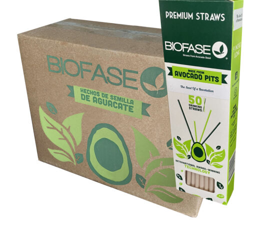 9.84" Straw Retail Box 50ct