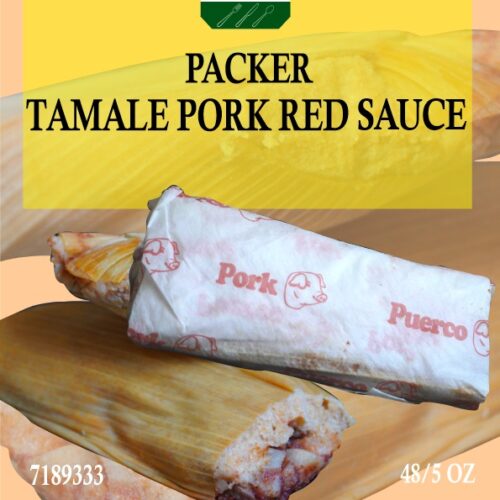 Packer Tamale – Pork Red Sauce