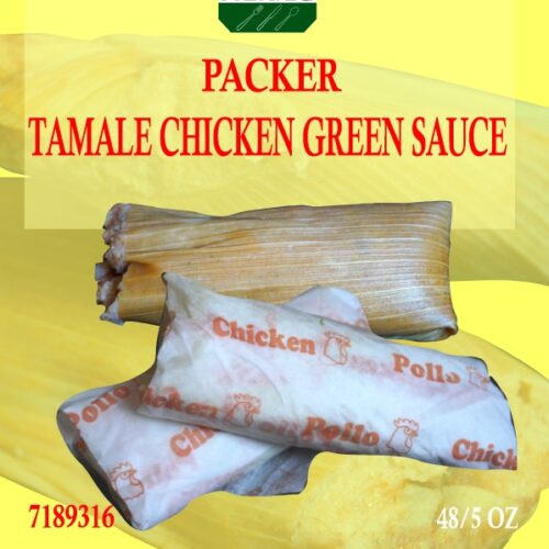 Packer Tamale – Chicken Green Sauce