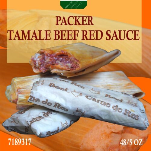 Packer Tamale – Beef Red Sauce